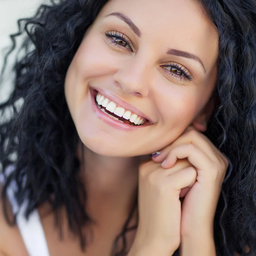 Patient with healthy and beautiful teeth in Gardena, CA